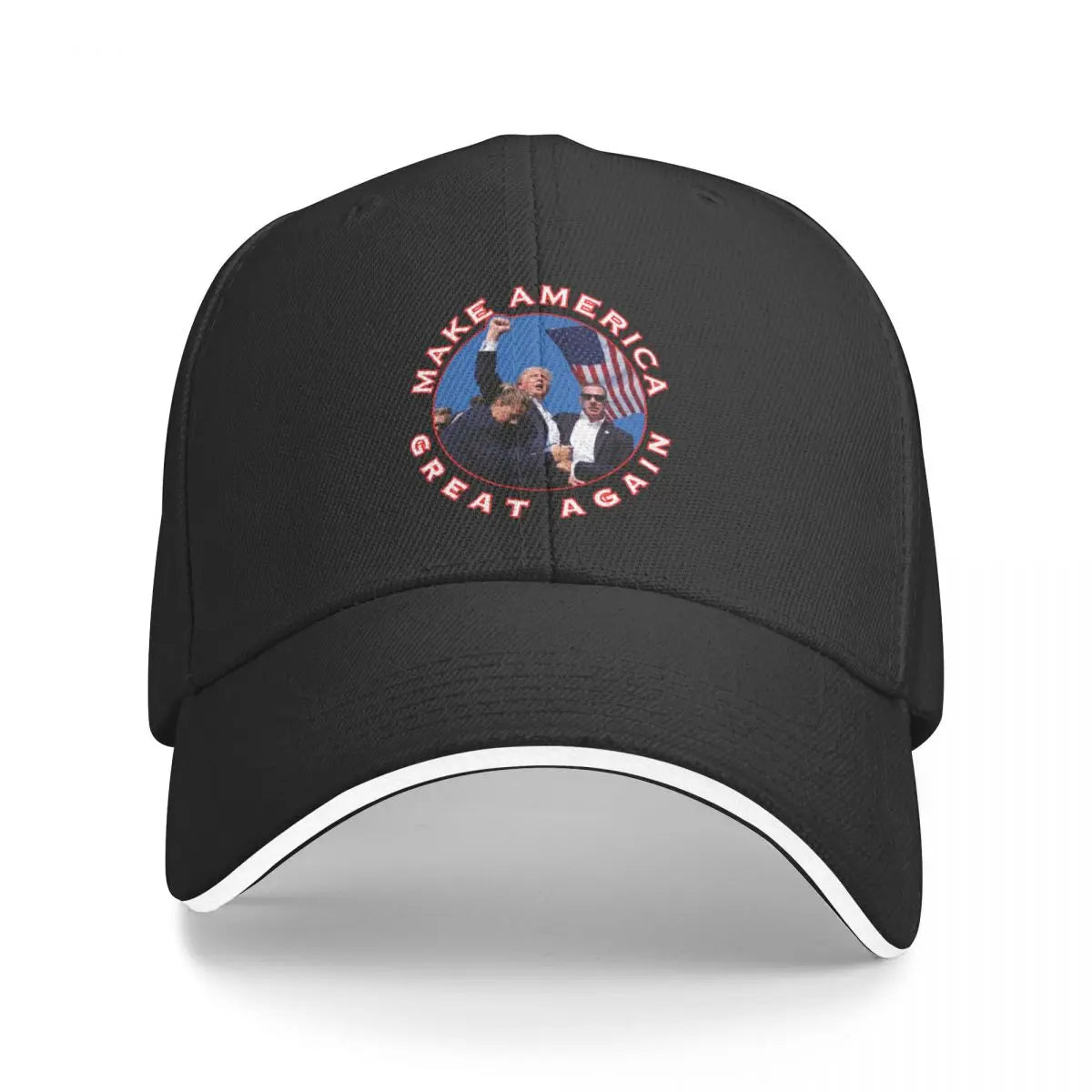 Donald Trump Fight Bloody With Fist Make America Great Again Baseball Caps Men High-end Male Beach Dad Hat Hip Hop Trucker Cap